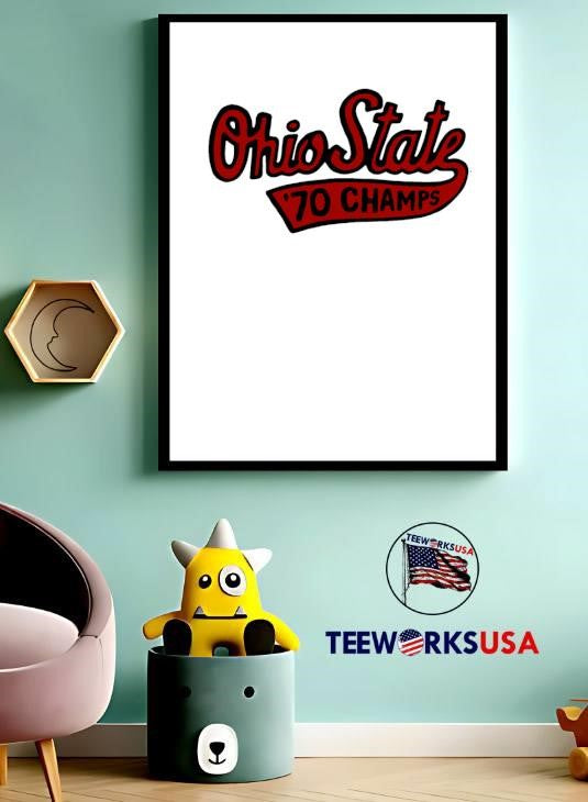 Ohio State '70 Champs design - Adult & Kids T-Shirts, Sweatshirts & Hoodies apparel design preview 3