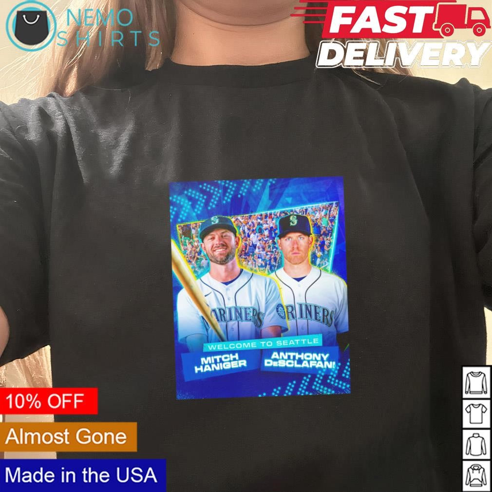 Mitch Haniger and Anthony DeSclafani welcome to - Adult & Kids T-Shirts, Sweatshirts & Hoodies apparel design preview 3