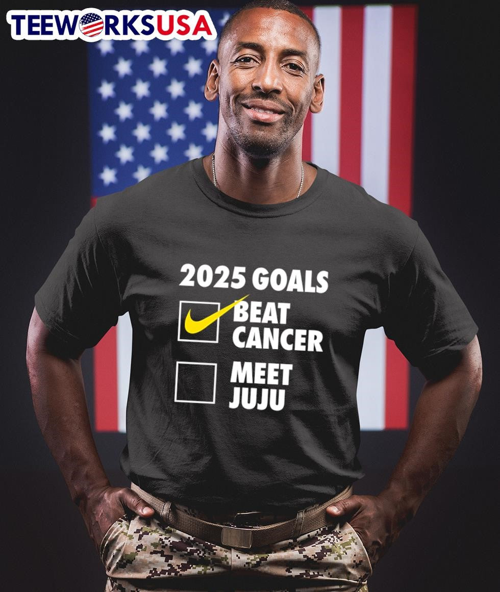 2025 Goals Beat Cancer Meet Juju - Adult & Kids T-Shirts, Sweatshirts & Hoodies apparel design preview 1