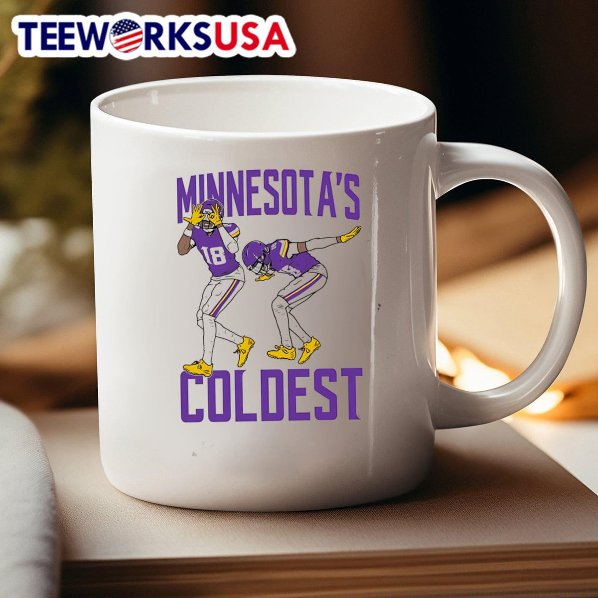 Minnesota's Coldest football - Adult & Kids T-Shirts, Sweatshirts & Hoodies apparel design preview 4