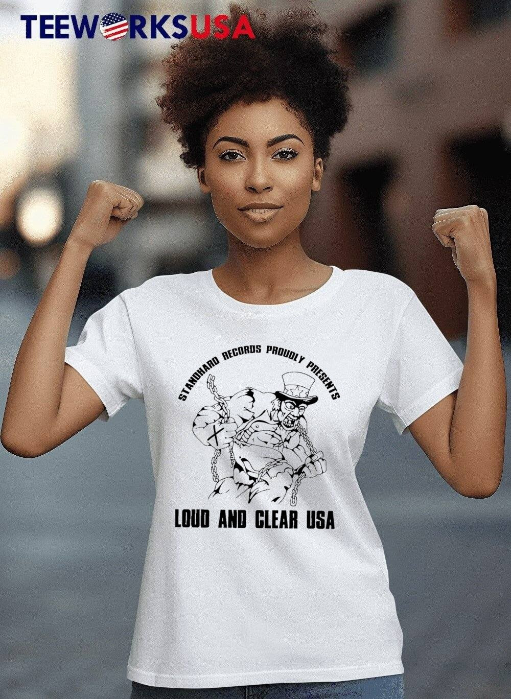 Standhard Records Proudly Presents Uncle Sam Breaking - Adult & Kids T-Shirts, Sweatshirts & Hoodies apparel design preview 6