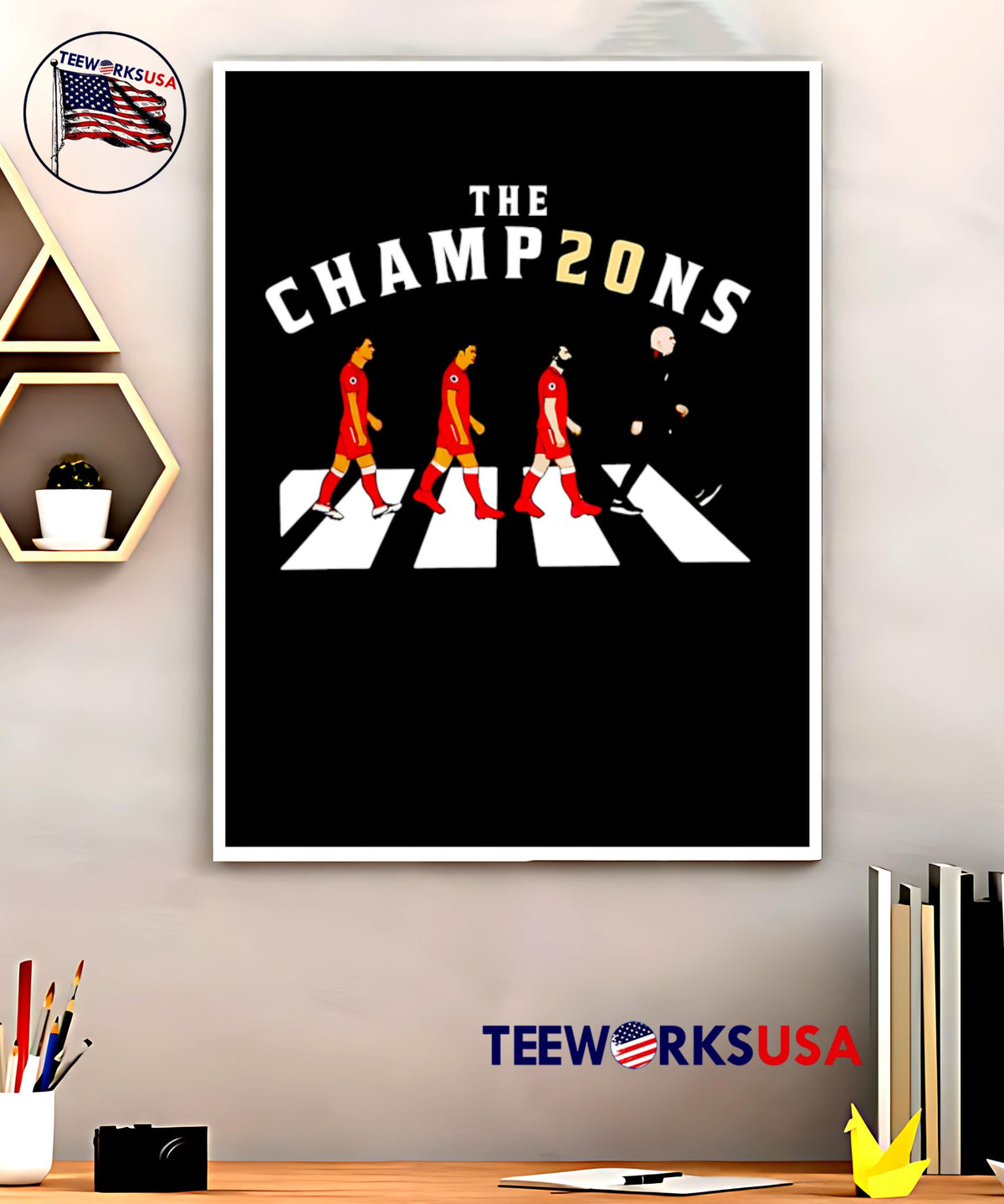 Liverpool Champions Of England 2025 - Adult & Kids T-Shirts, Sweatshirts & Hoodies apparel design preview 5