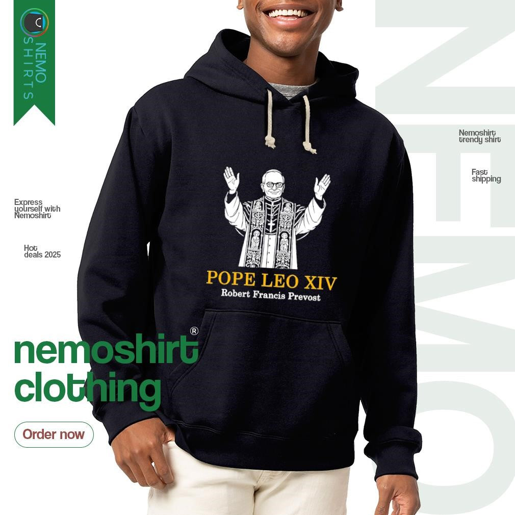 Pope Leo XIV Robert Francis Prevost first American - Adult & Kids T-Shirts, Sweatshirts & Hoodies apparel design preview 2
