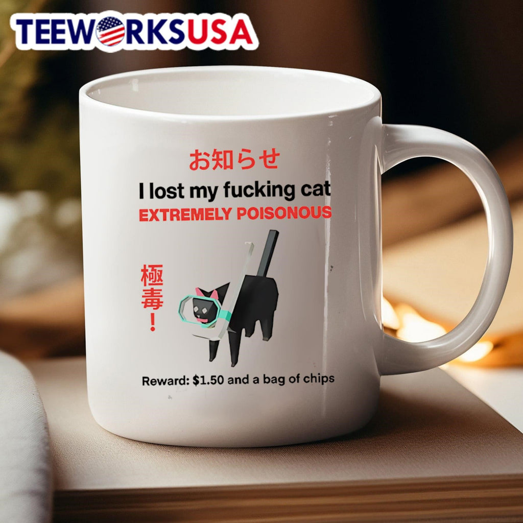 Black cat I lost my fucking extremely poisonous - Adult & Kids T-Shirts, Sweatshirts & Hoodies apparel design preview 4
