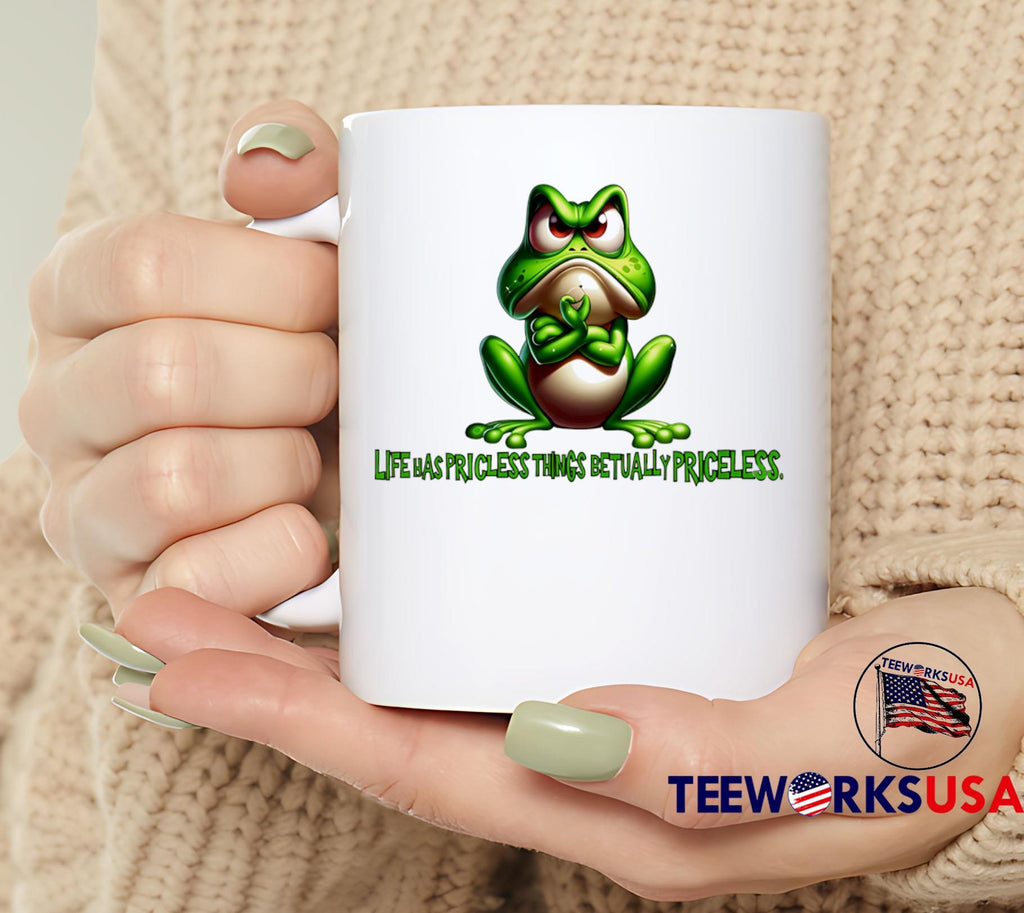 Frog life has priceless things actually - Adult & Kids T-Shirts, Sweatshirts & Hoodies apparel design preview 6