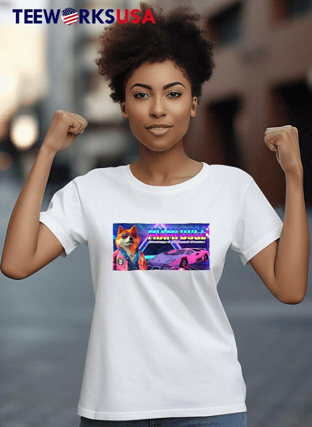 Miami DOGE Department Of Government Efficiency - Adult & Kids T-Shirts, Sweatshirts & Hoodies apparel design preview 8