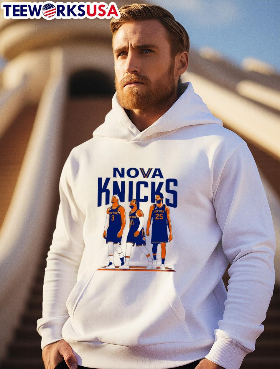 Nova Knicks HBB - Adult & Kids T-Shirts, Sweatshirts & Hoodies apparel design preview 2