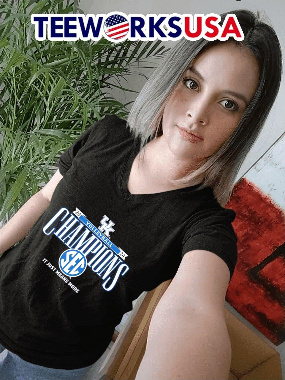 Kentucky Wildcats 2024 SEC Volleyball Regular Season - Adult & Kids T-Shirts, Sweatshirts & Hoodies apparel design preview 7