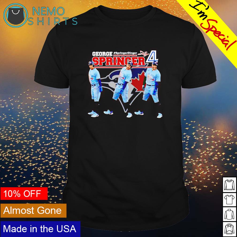 George Springer Toronto Blue Jays dinger - Adult & Kids T-Shirts, Sweatshirts & Hoodies apparel design preview 1
