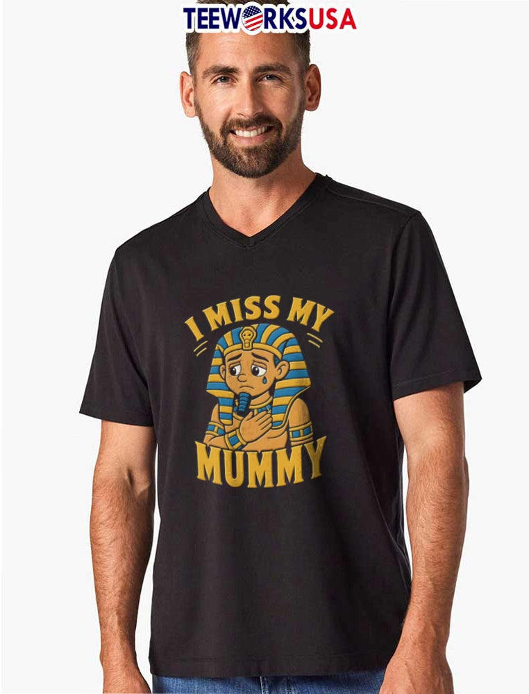 I Miss My Mummy crying egyptian pharaoh cartoon - Adult & Kids T-Shirts, Sweatshirts & Hoodies apparel design preview 8