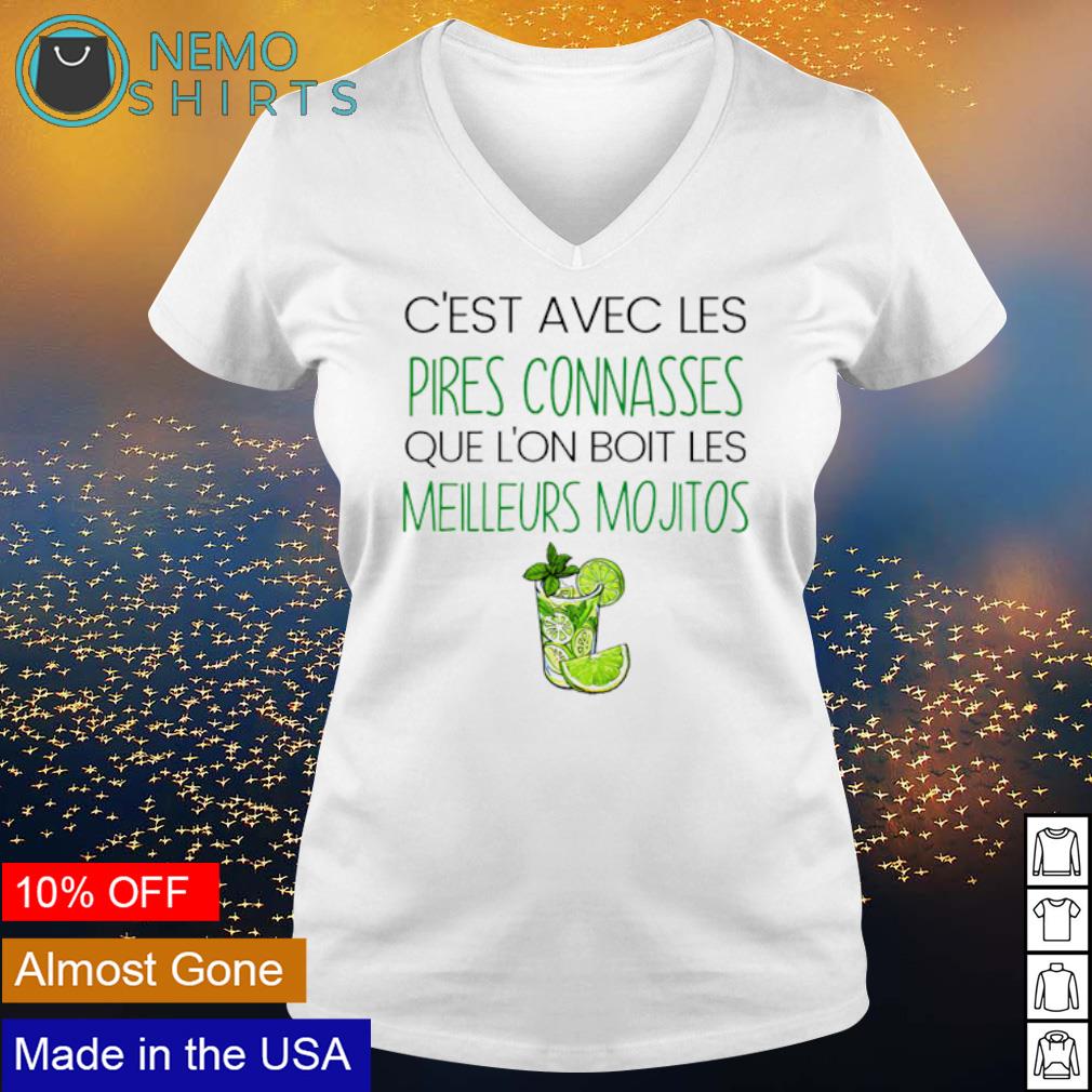 C'est avec les pires connasses que l'on boit - Adult & Kids T-Shirts, Sweatshirts & Hoodies apparel design preview 5