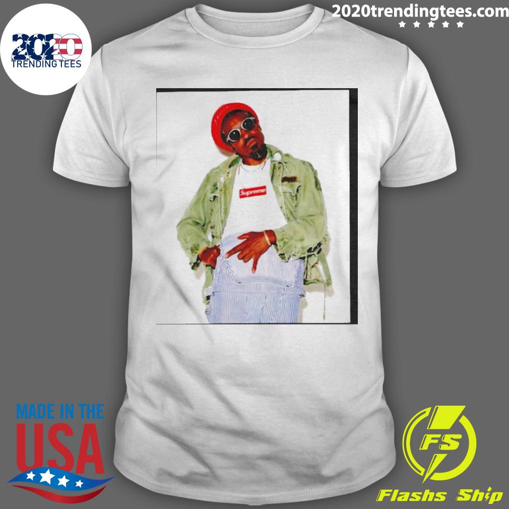 Official supreme Andre 3000 Vintage - Adult & Kids T-Shirts, Sweatshirts & Hoodies apparel design preview 1