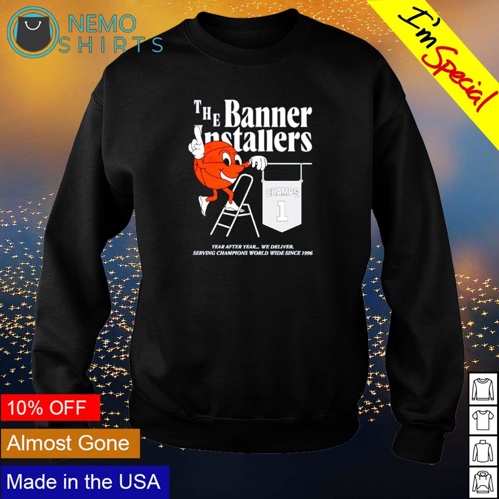 The Banner Installers - Adult & Kids T-Shirts, Sweatshirts & Hoodies apparel design preview 4