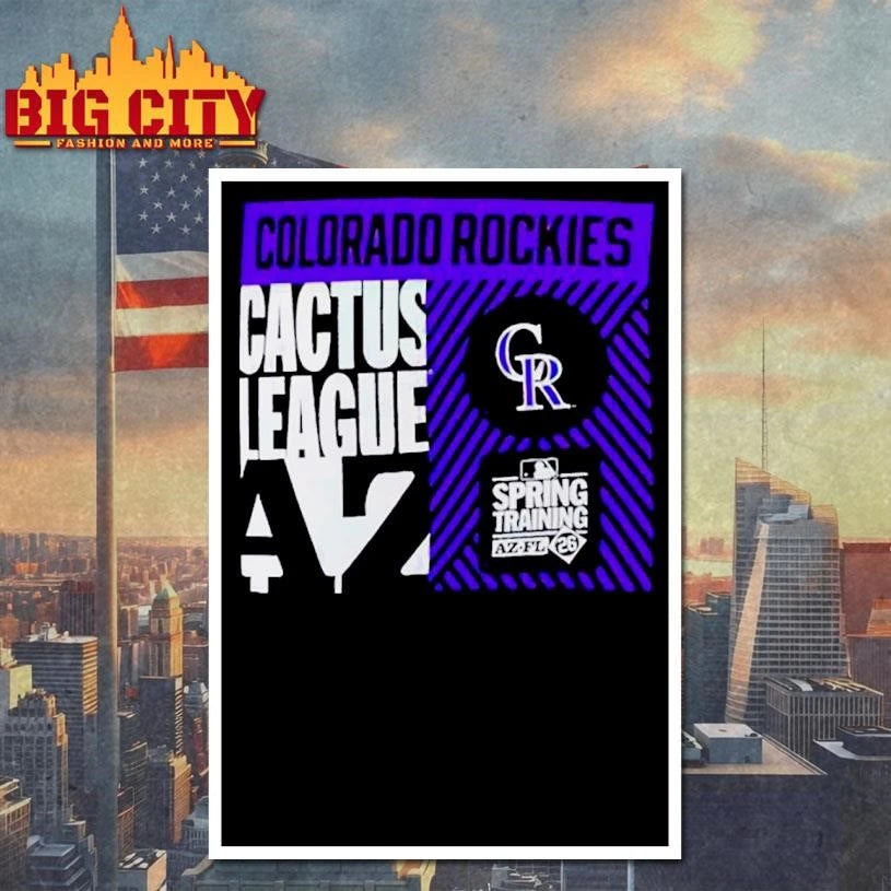 Colorado Rockies 2026 Spring Training True Icon - Adult & Kids T-Shirts, Sweatshirts & Hoodies apparel design preview 4