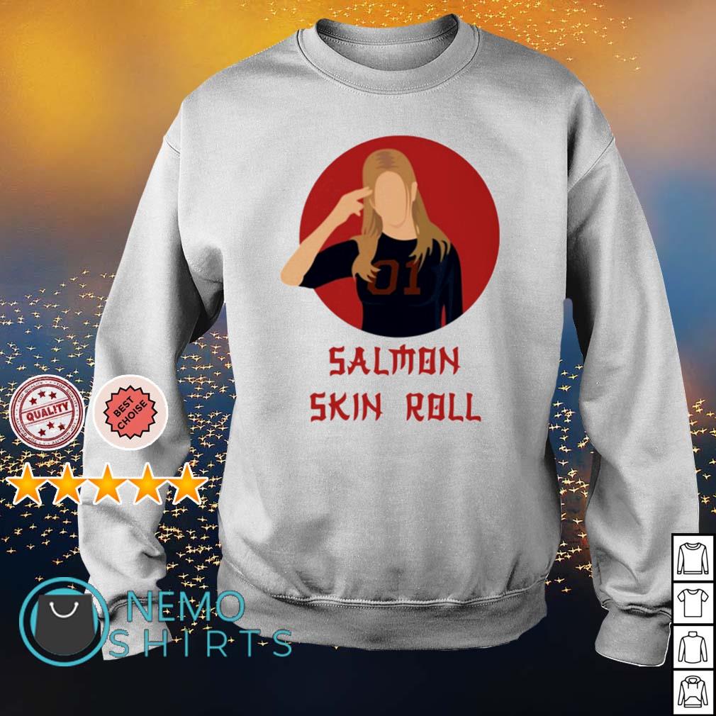 Salmon Skin Roll - Adult & Kids T-Shirts, Sweatshirts & Hoodies apparel design preview 4