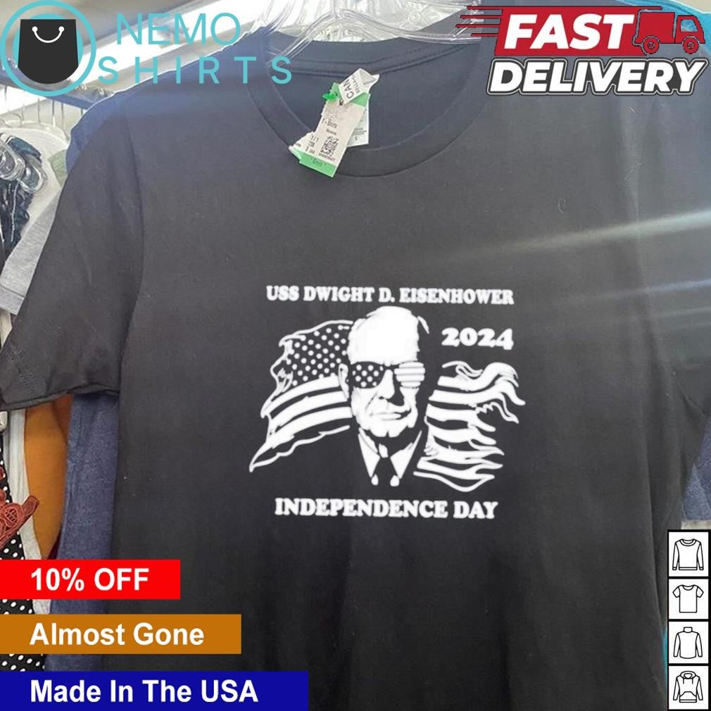 Chowdah ill USS Dwight D Eisenhower independence day - Adult & Kids T-Shirts, Sweatshirts & Hoodies apparel design preview 5