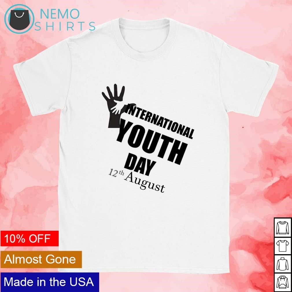 International youth day 12th August - Adult & Kids T-Shirts, Sweatshirts & Hoodies apparel design preview 1