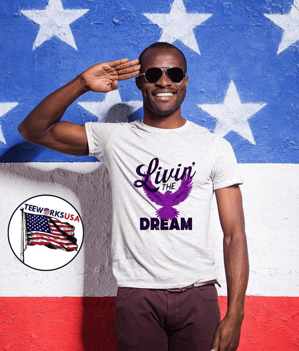 Livin' the Dream Eagles - Adult & Kids T-Shirts, Sweatshirts & Hoodies apparel design preview 1