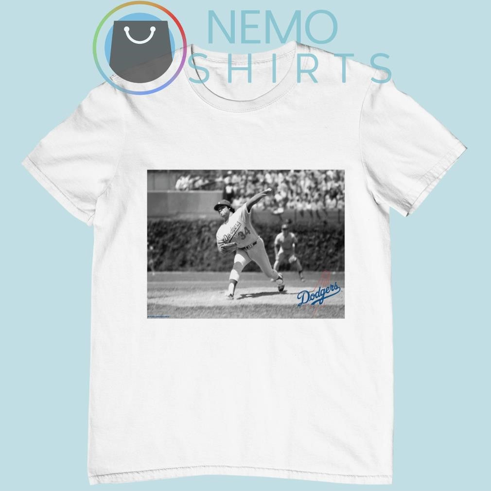 Fernando Valenzuela Los Angeles Dodgers black and - Adult & Kids T-Shirts, Sweatshirts & Hoodies apparel design preview 4