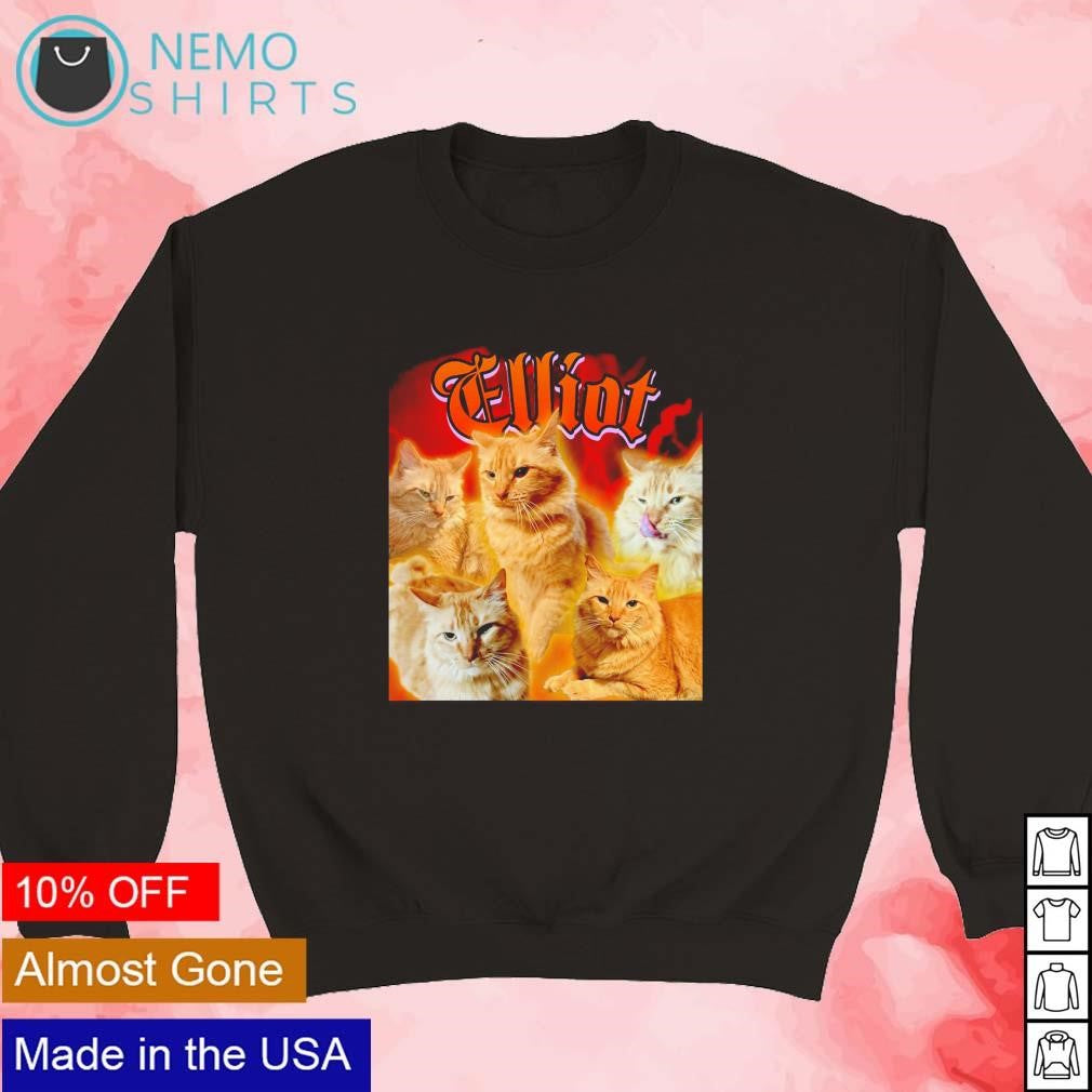 Elliot gangster cat - Adult & Kids T-Shirts, Sweatshirts & Hoodies apparel design preview 3