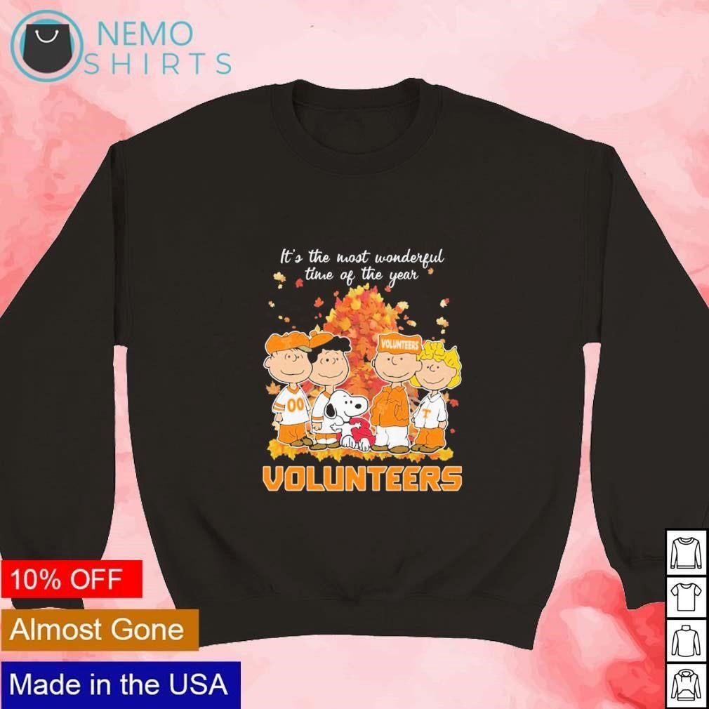 Peanuts characters Tennessee Volunteers autumn it's - Adult & Kids T-Shirts, Sweatshirts & Hoodies apparel design preview 3