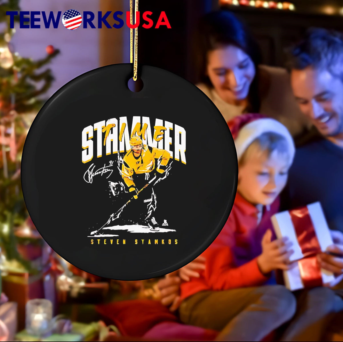 Steven Stamkos Stammer Time Nashville Signature - Adult & Kids T-Shirts, Sweatshirts & Hoodies apparel design preview 4