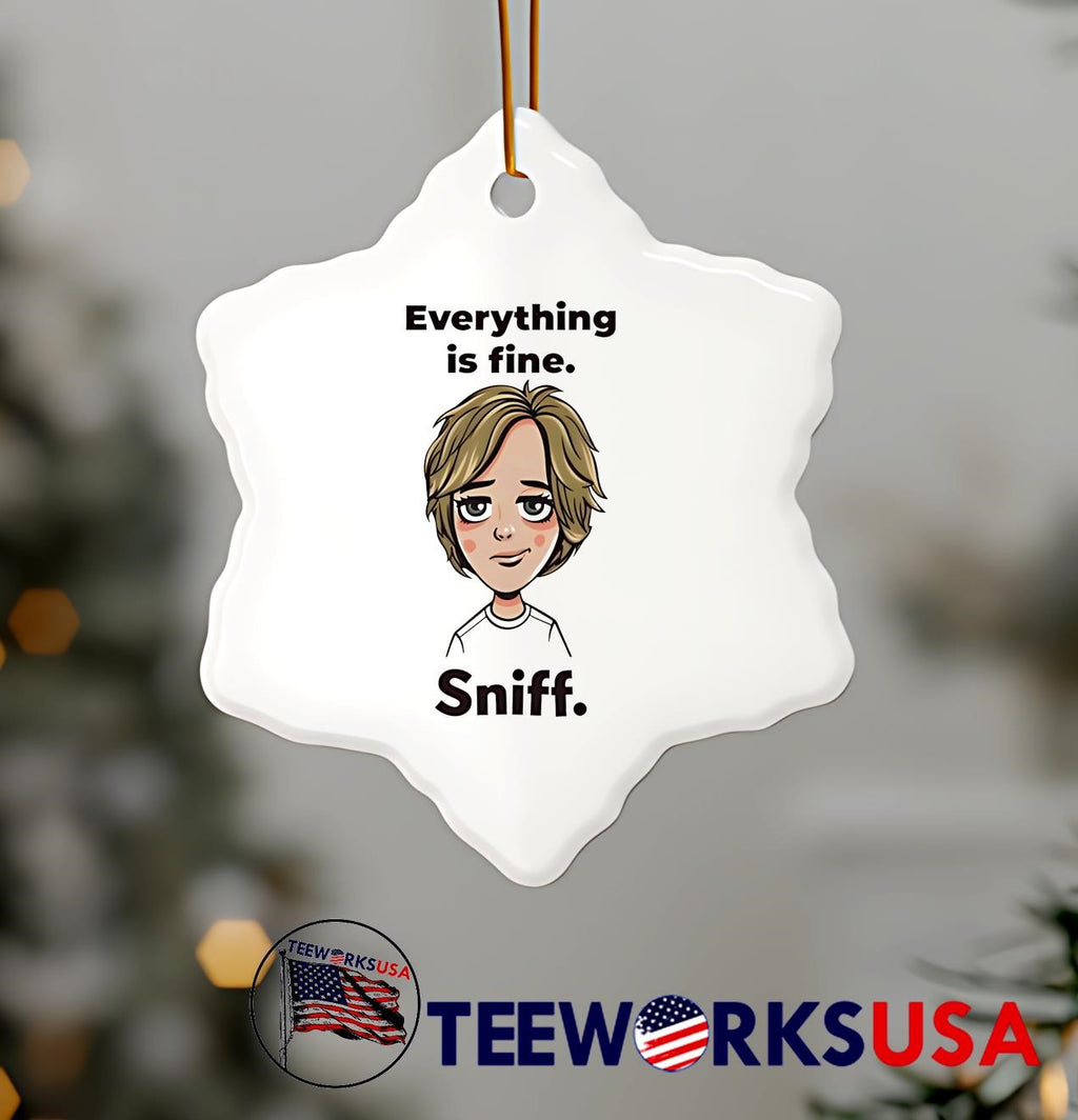 Everything Is Fine Sniff cartoon - Adult & Kids T-Shirts, Sweatshirts & Hoodies apparel design preview 7