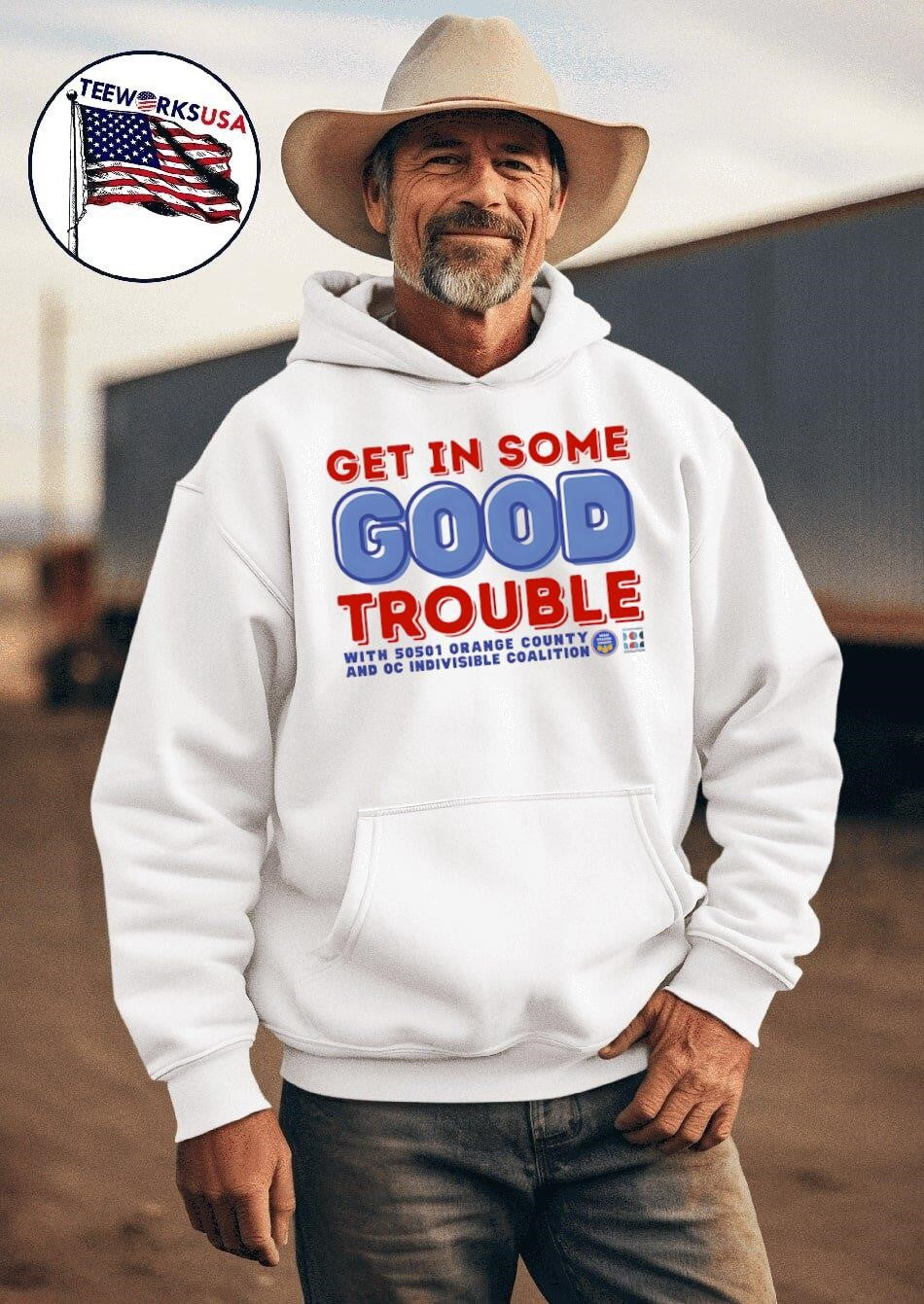 Get in some good trouble - Adult & Kids T-Shirts, Sweatshirts & Hoodies apparel design preview 2