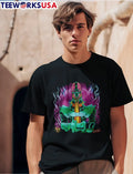 Yu Gi Oh Jinzo Cyborg Monster Purple Aura Lightning - Adult & Kids T-Shirts, Sweatshirts & Hoodies apparel design preview 1