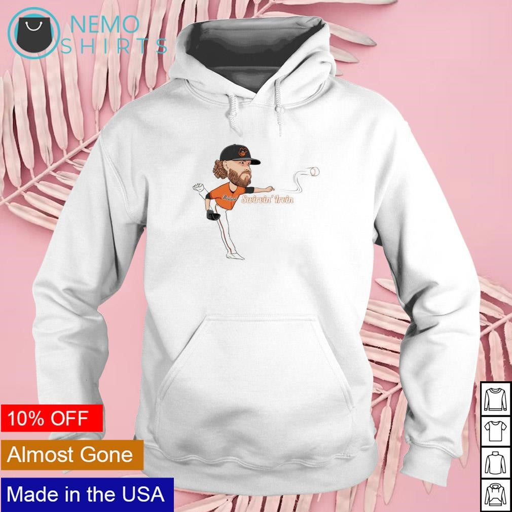 Swirvin' Irvin Baltimore Orioles pitcher - Adult & Kids T-Shirts, Sweatshirts & Hoodies product image 2