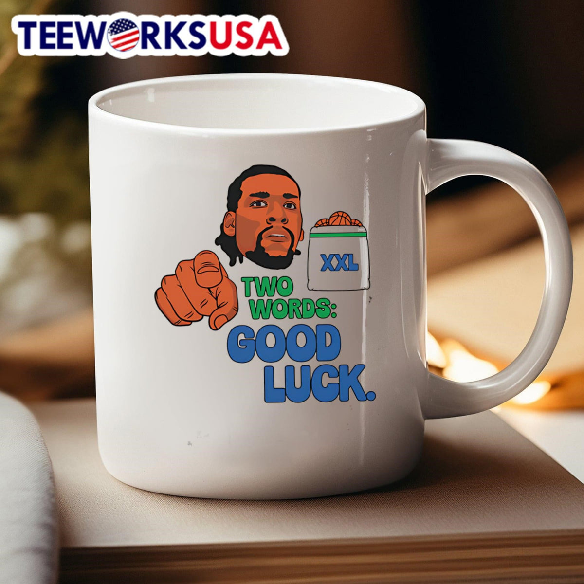 Naz Reid two words good luck - Adult & Kids T-Shirts, Sweatshirts & Hoodies apparel design preview 4