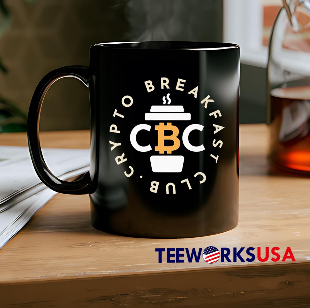 Crypto Breakfast Club logo - Adult & Kids T-Shirts, Sweatshirts & Hoodies apparel design preview 2