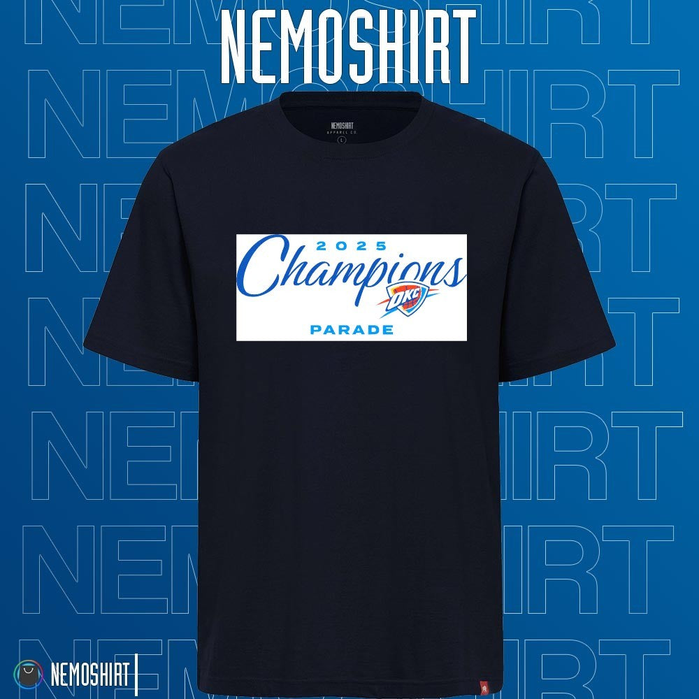 Oklahoma City Thunder 2025 champions - Adult & Kids T-Shirts, Sweatshirts & Hoodies product image 1