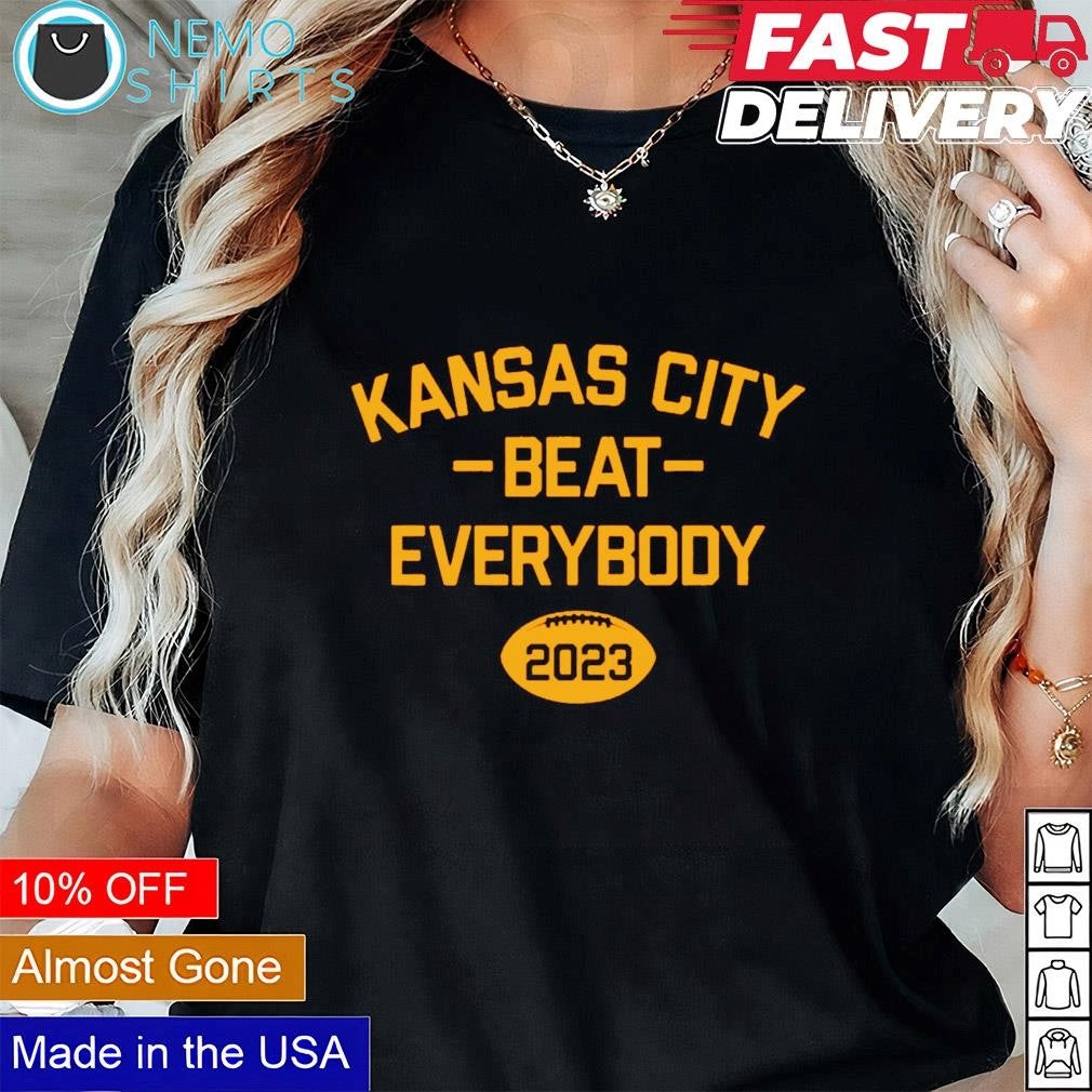 Kansas City beat Everybody 2023 - Adult & Kids T-Shirts, Sweatshirts & Hoodies apparel design preview 3