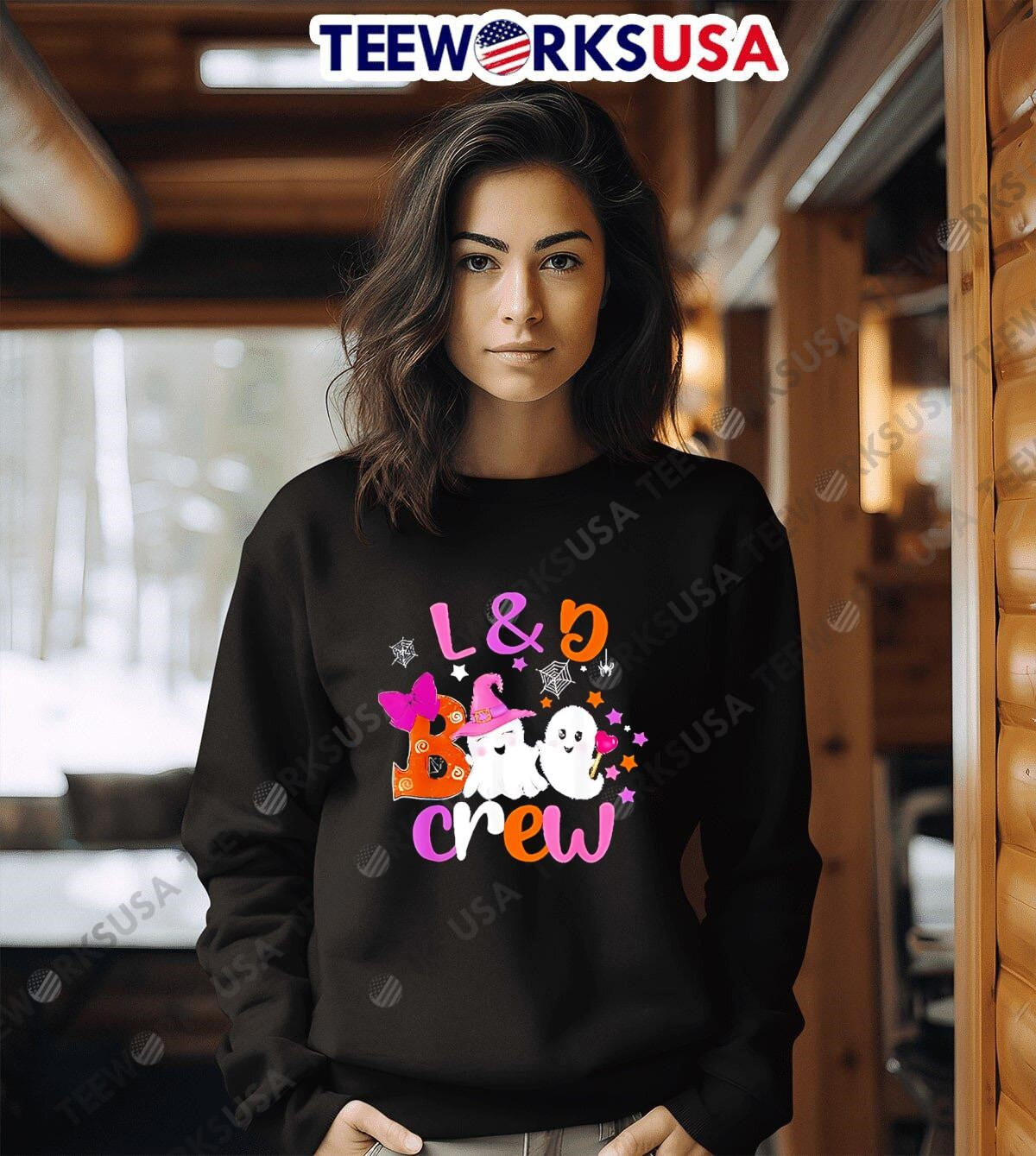 L&d boo crew halloween matching labor and delivery - Adult & Kids T-Shirts, Sweatshirts & Hoodies apparel design preview 3