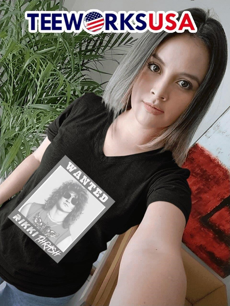Wanted Rikki Thrash - Adult & Kids T-Shirts, Sweatshirts & Hoodies apparel design preview 7