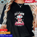 Let's it snow Alabama Crimson Tide go Christmas - Adult & Kids T-Shirts, Sweatshirts & Hoodies apparel design preview 1