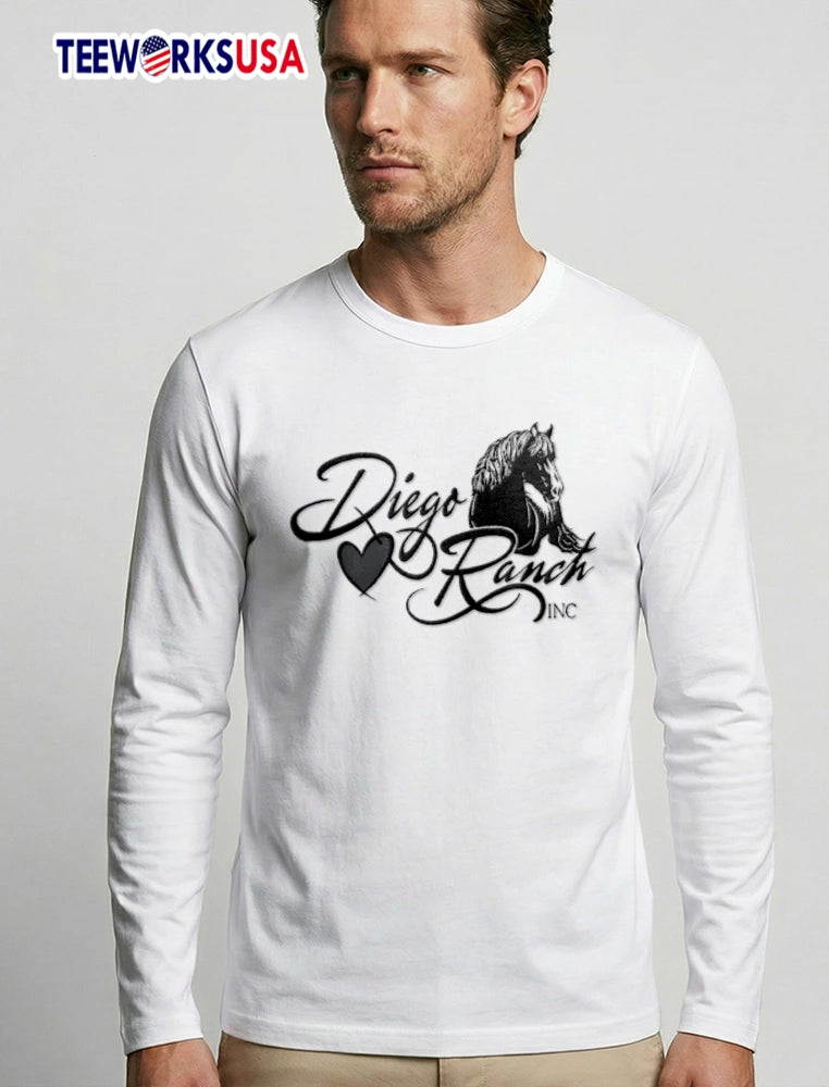 Diego Ranch Inc horse heart - Adult & Kids T-Shirts, Sweatshirts & Hoodies apparel design preview 3