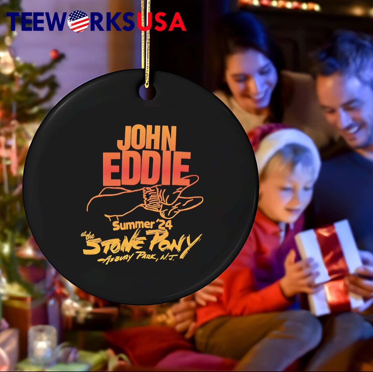 John Eddie Summer '24 At The Stone Pony Asovay Park - Adult & Kids T-Shirts, Sweatshirts & Hoodies apparel design preview 4