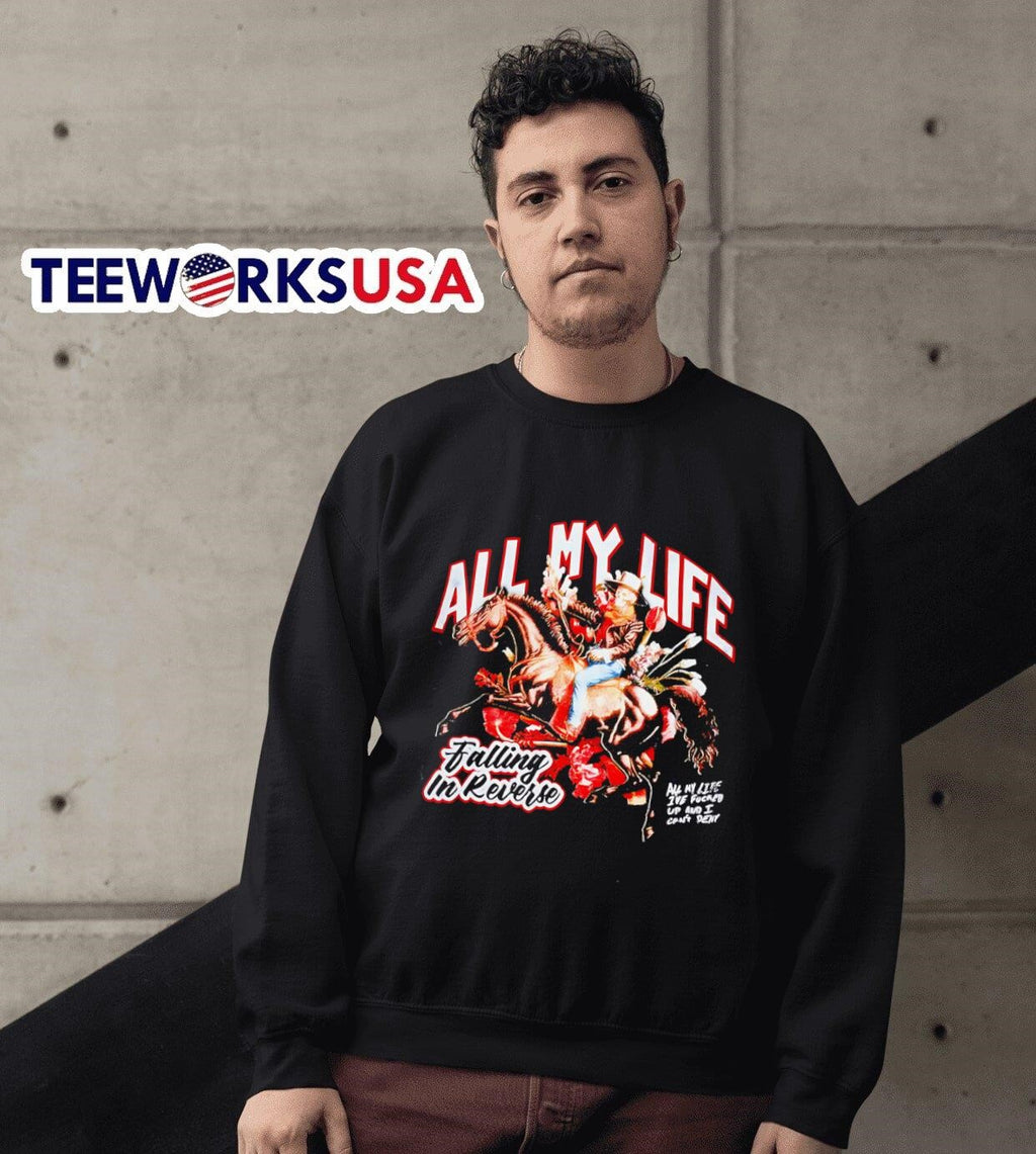 Falling In Reverse All My Life Mineral - Adult & Kids T-Shirts, Sweatshirts & Hoodies apparel design preview 6