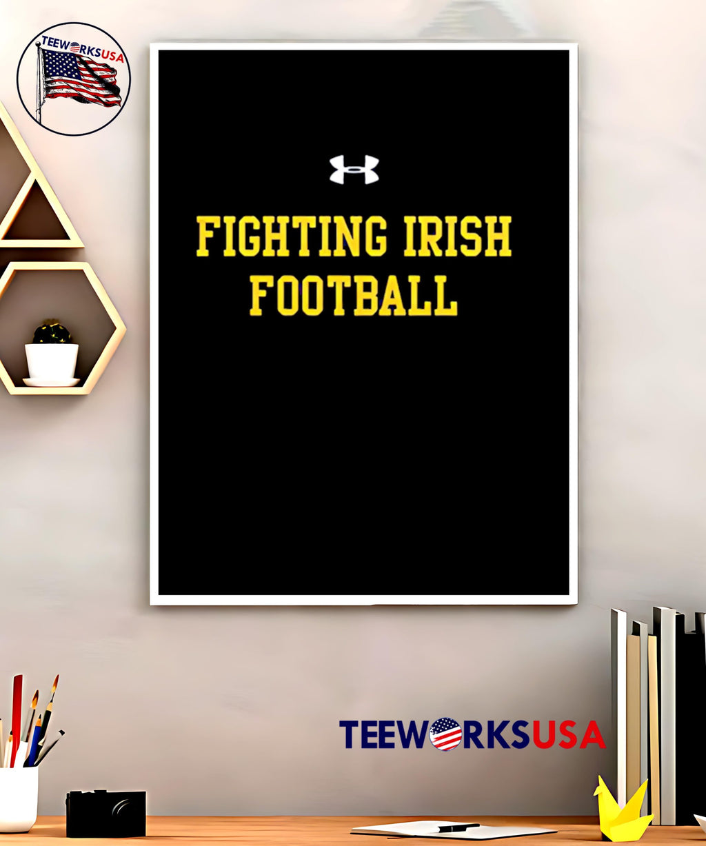 Notre Dame Football IRON SHARPENS - Adult & Kids T-Shirts, Sweatshirts & Hoodies apparel design preview 5