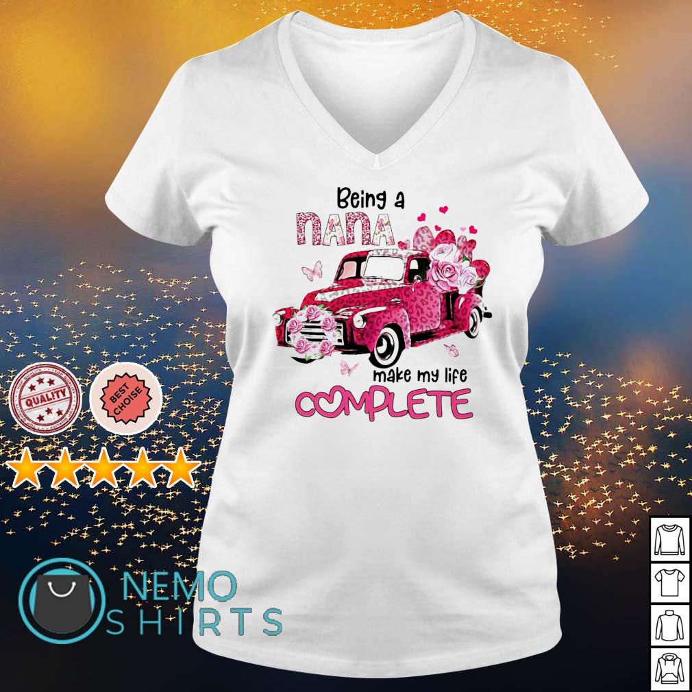 Being a Nana make my life complete Breast Cancer - Adult & Kids T-Shirts, Sweatshirts & Hoodies apparel design preview 5