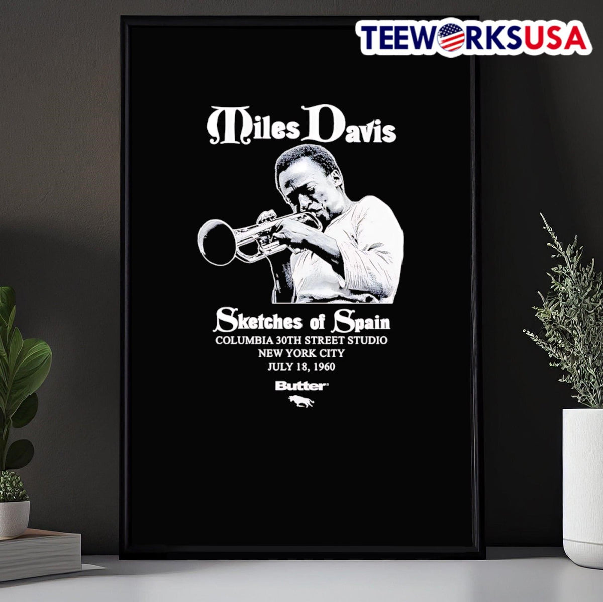 Miles Davis Sketches Of Spain - Adult & Kids T-Shirts, Sweatshirts & Hoodies apparel design preview 5