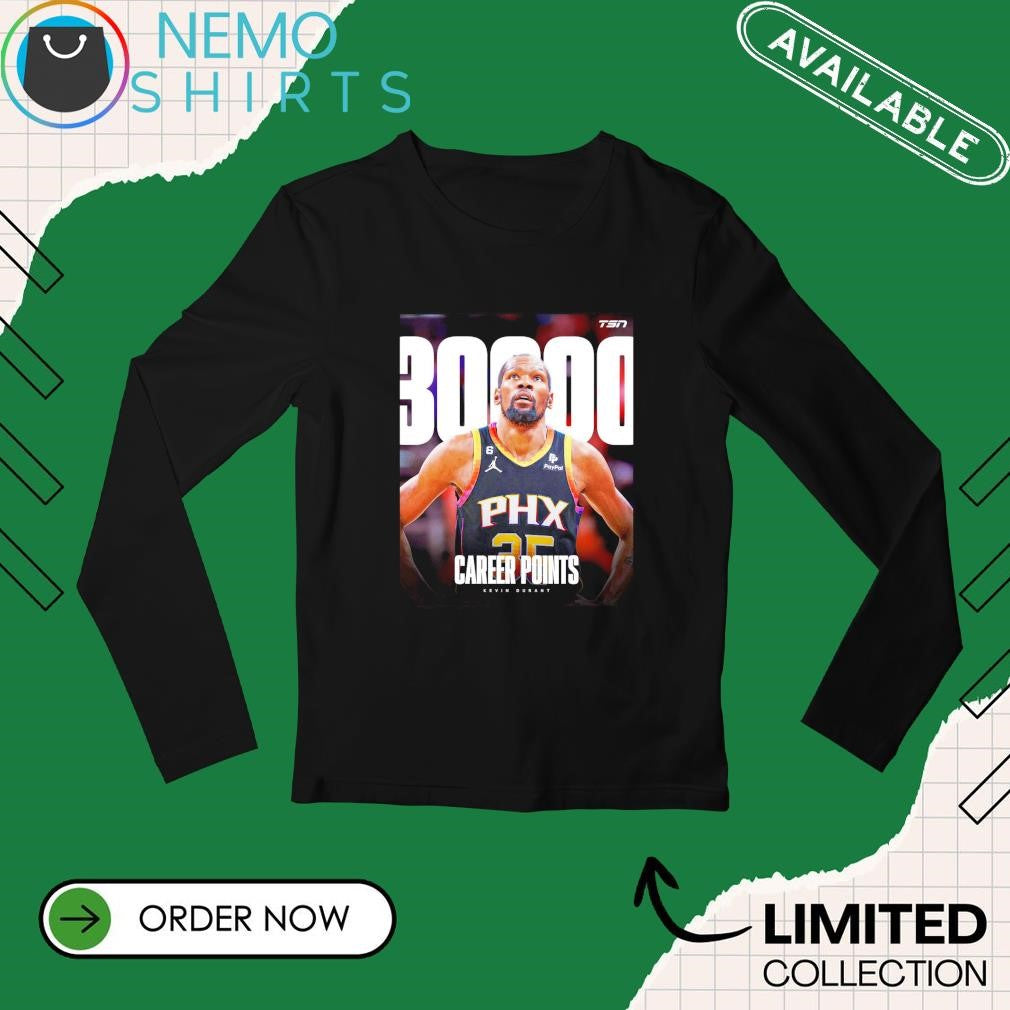 Phoenix Suns Kevin Durant 3000 career points - Adult & Kids T-Shirts, Sweatshirts & Hoodies apparel design preview 3