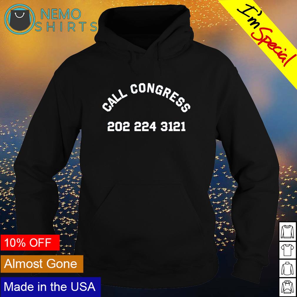 Call Congress 202 224 3121 - Adult & Kids T-Shirts, Sweatshirts & Hoodies apparel design preview 2