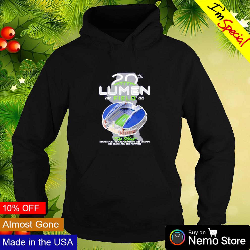 Seattle Seahawks 20th Lumen field 2002 2022 thank for - Adult & Kids T-Shirts, Sweatshirts & Hoodies apparel design preview 2