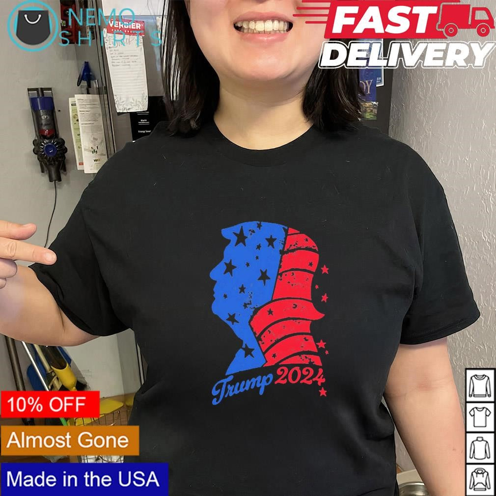 Trump profile USA - Adult & Kids T-Shirts, Sweatshirts & Hoodies apparel design preview 2