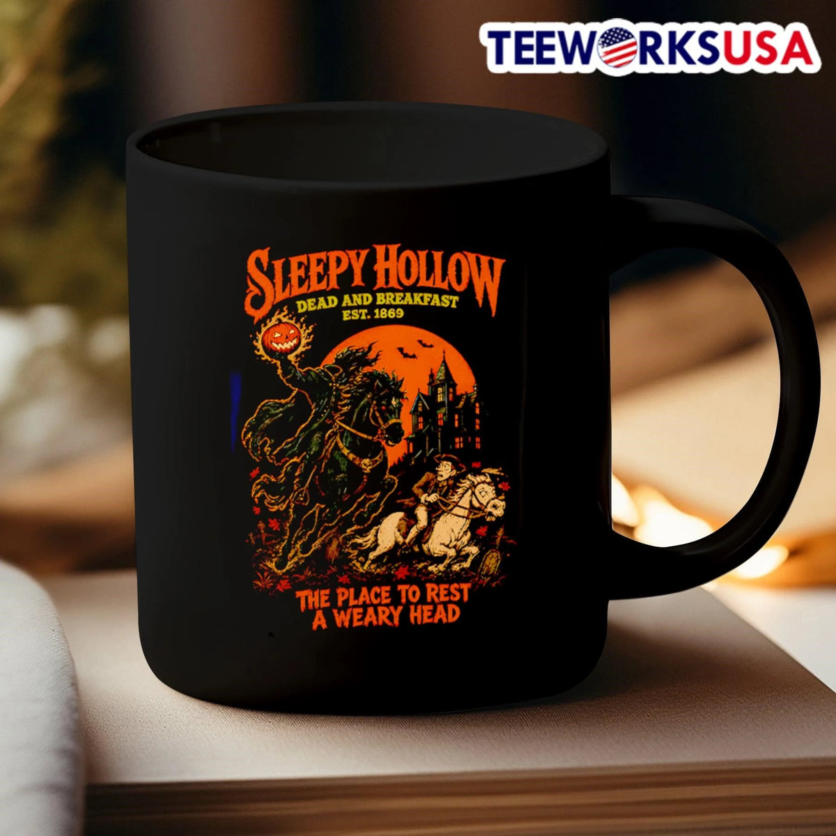 Sleepy Hollow Dead And Breakfast Vintage Headless - Adult & Kids T-Shirts, Sweatshirts & Hoodies apparel design preview 3