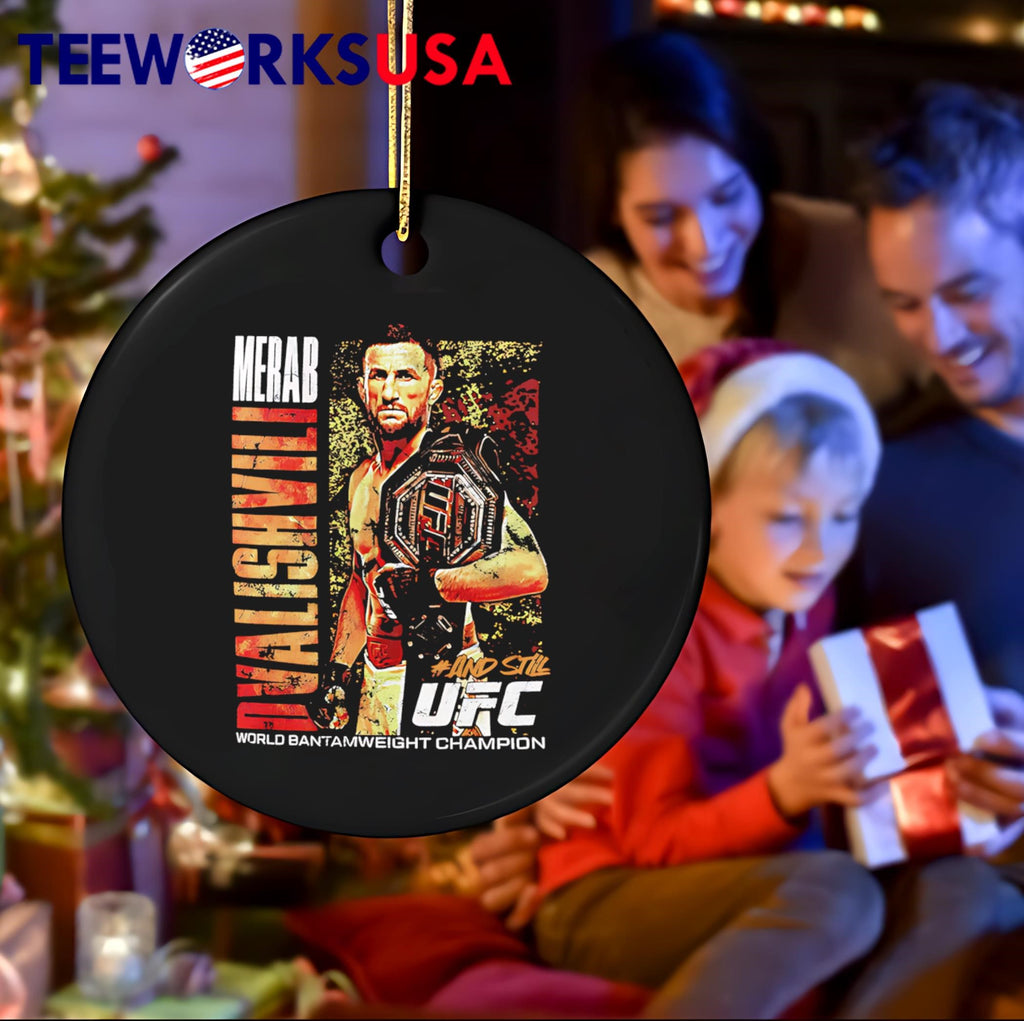UFC 316 Black Merab Dvalishvili #AndStill World Men's - Adult & Kids T-Shirts, Sweatshirts & Hoodies apparel design preview 4