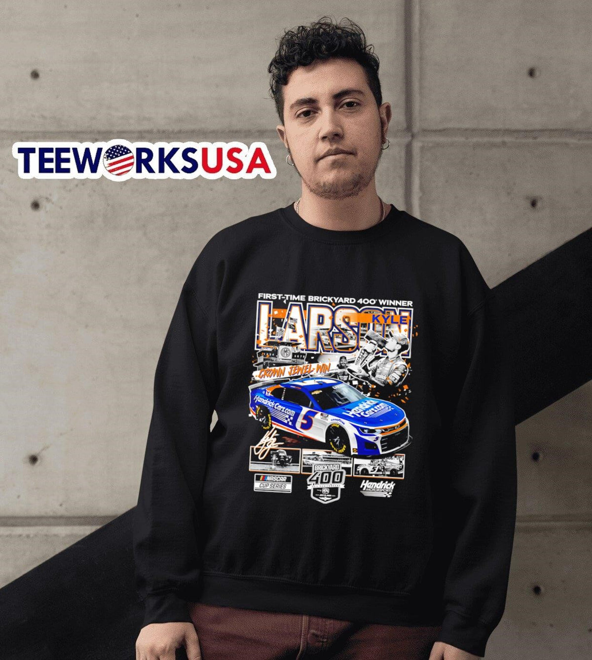 2024 Brickyard 400 30th Anniversary Race Winner Kyle - Adult & Kids T-Shirts, Sweatshirts & Hoodies apparel design preview 6